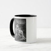 Mug Charles Dickens avec deux de ses filles (Devant gauche)