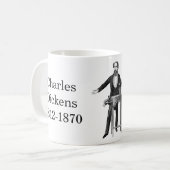 Mug Charles Dickens cite des livres (Devant gauche)