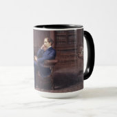 Mug Charles Dickens dans son étude (Devant droit)