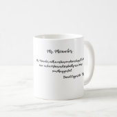 Mug Charles Dickens, David Copperfield, M. Micawber (Devant droit)