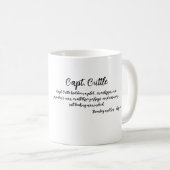 Mug Charles Dickens, Dombey et Sons, Capt Cuttle (Devant droit)