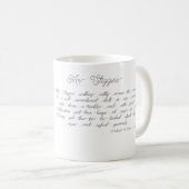 Mug Charles Dickens, Pickwick Papers, M. Stiggins (Devant droit)