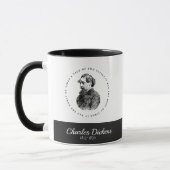Mug Charles Dickens Portrait et Citation (Gauche)