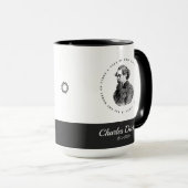 Mug Charles Dickens Portrait et Citation (Devant droit)