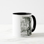 Mug Charles I étant donné le sceptre et la couronne (Devant droit)