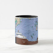 Mug Charles M. Beeghly et vieux diagramme du lac (Centre)