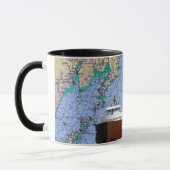 Mug Charles M. Beeghly et vieux diagramme du lac (Gauche)