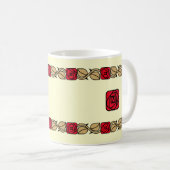 Mug Charles Mackintosh Arts & Artisanat Style Rose Fri (Devant droit)