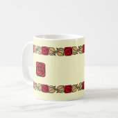 Mug Charles Mackintosh Arts & Artisanat Style Rose Fri (Devant gauche)