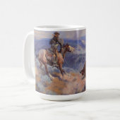 Mug Charles Marion Russell - Boucles Et Chevaux Rapide (Devant gauche)
