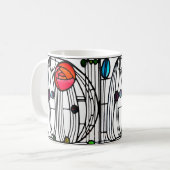 Mug charles rennie gentil motif (Devant gauche)