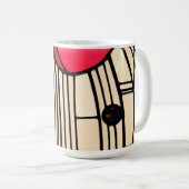 Mug Charles Rennie Mackintosh Vitrail (Devant droit)