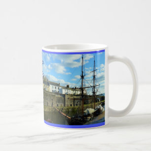 Mug Charlestown Cornwall Angleterre Poldark Emplacemen