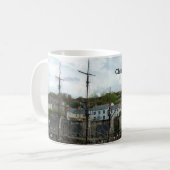 Mug Charlestown Harbour Cornwall UK Poldark Situation (Devant gauche)
