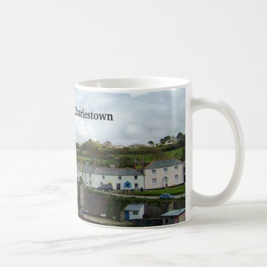 Mug Charlestown Harbour Cornwall UK Poldark Situation (Droite)
