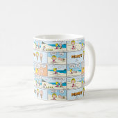 Mug Charlie Brown & Glace Sally À La Plage (Devant droit)