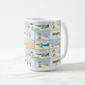 Mug Charlie Brown & Glace Sally À La Plage (Devant droit)