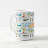 Mug Charlie Brown & Glace Sally À La Plage (Devant gauche)