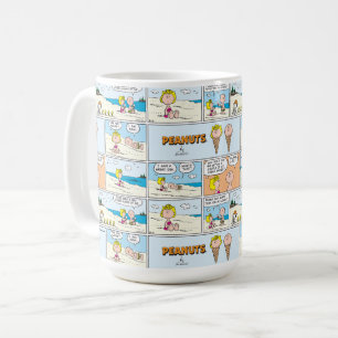 Mug Charlie Brown & Glace Sally À La Plage