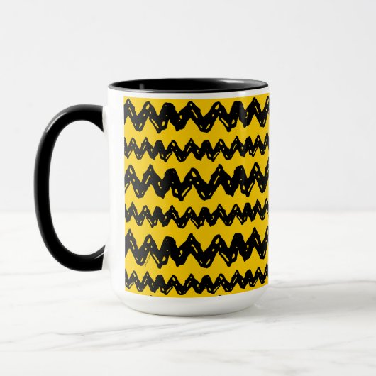 Mug Charlie Brown Zig Zag Motif (Gauche)