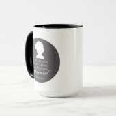 Mug Charlotte Bronte - Continuez À Regarder Vers Le Ha (Devant gauche)