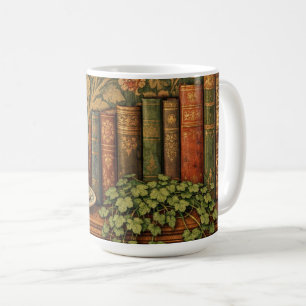 Mug Charmant cottage anglais core étagère de livres vi