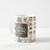 Mug Charmant scène d'hiver personnalisée (Devant gauche)