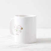 Mug Charmant Singe Chaussette (Devant gauche)