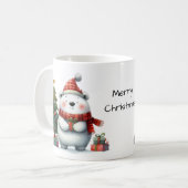 Mug Charmante Ours Polaire Joyeux Noël (Devant gauche)