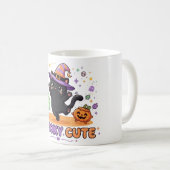 Mug Charmante Sorcière Chat Noir Halloween (Devant droit)