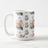 Mug Charme à fleurs avec ailes de papillon (Gauche)
