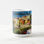 Mug Charme côtier Cinque Terre Italie Aquarelle | (Centre)