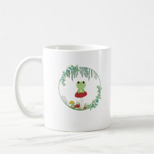 Mug Charme Cottagecore Kawaii Grenouille Goblincore Mi