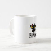 Mug Charme de chat noir Halloween (Devant gauche)