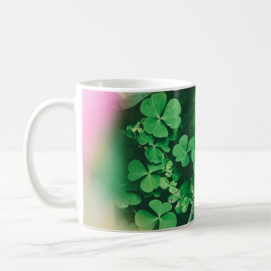 Mug Charme de fermeture à quatre feuilles (Gauche)