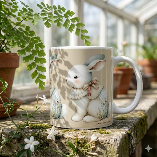 Mug Charme de lapin Cottagecore