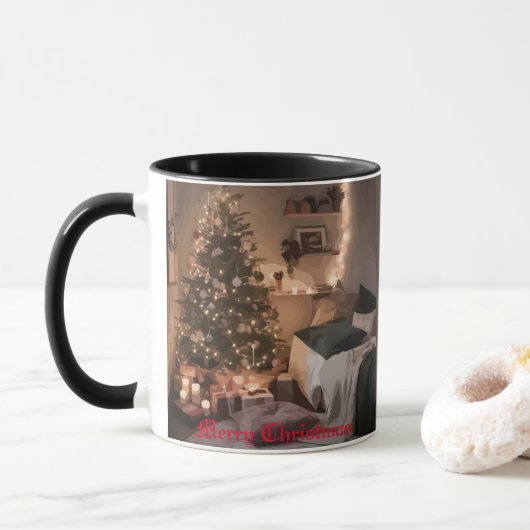 Mug Charme de Yuletide (Avec donut)