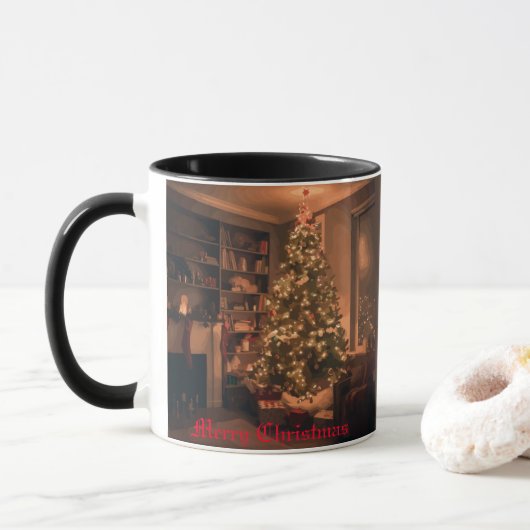Mug Charme de Yuletide (Avec donut)