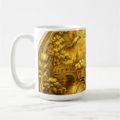 Mug Charme des ponts arqués d'Amsterdam en or (Gauche)