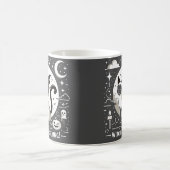 Mug Charme d'Halloween : Chat de Siamèse en vol Whimsi (Centre)