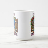 Mug Charme d'une fenêtre de Noël cosy en hiver (Centre)