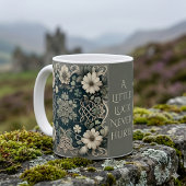 Mug Charme Floral Trèfle Celtique