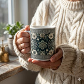 Mug Charme Floral Trèfle Celtique