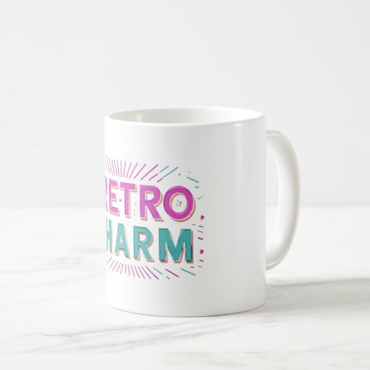 Mug Charme rétro (Devant droit)