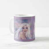 Mug Charmeine Art des anges célestes par Renee Lavoie (Devant gauche)
