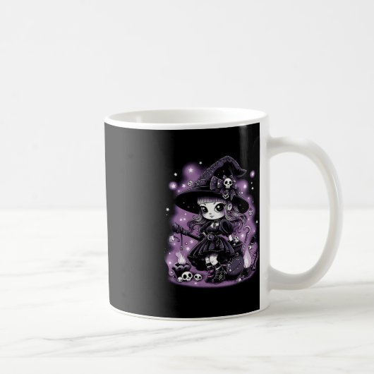 Mug Charmes mystiques Halloween sorcière graphique (Droite)