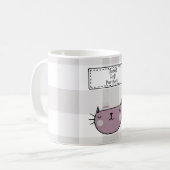 Mug Charming Amoureux des chats Purrfect Buffalo plaid (Devant gauche)