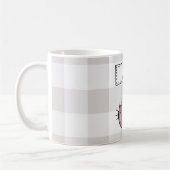Mug Charming Amoureux des chats Purrfect Buffalo plaid (Gauche)