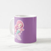 Mug Charming Cute Pastel Mermaid (Devant gauche)