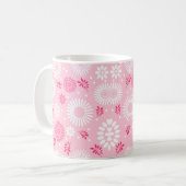 Mug Charming Floral Fond d'écran Motif Arrière - plan (Devant gauche)